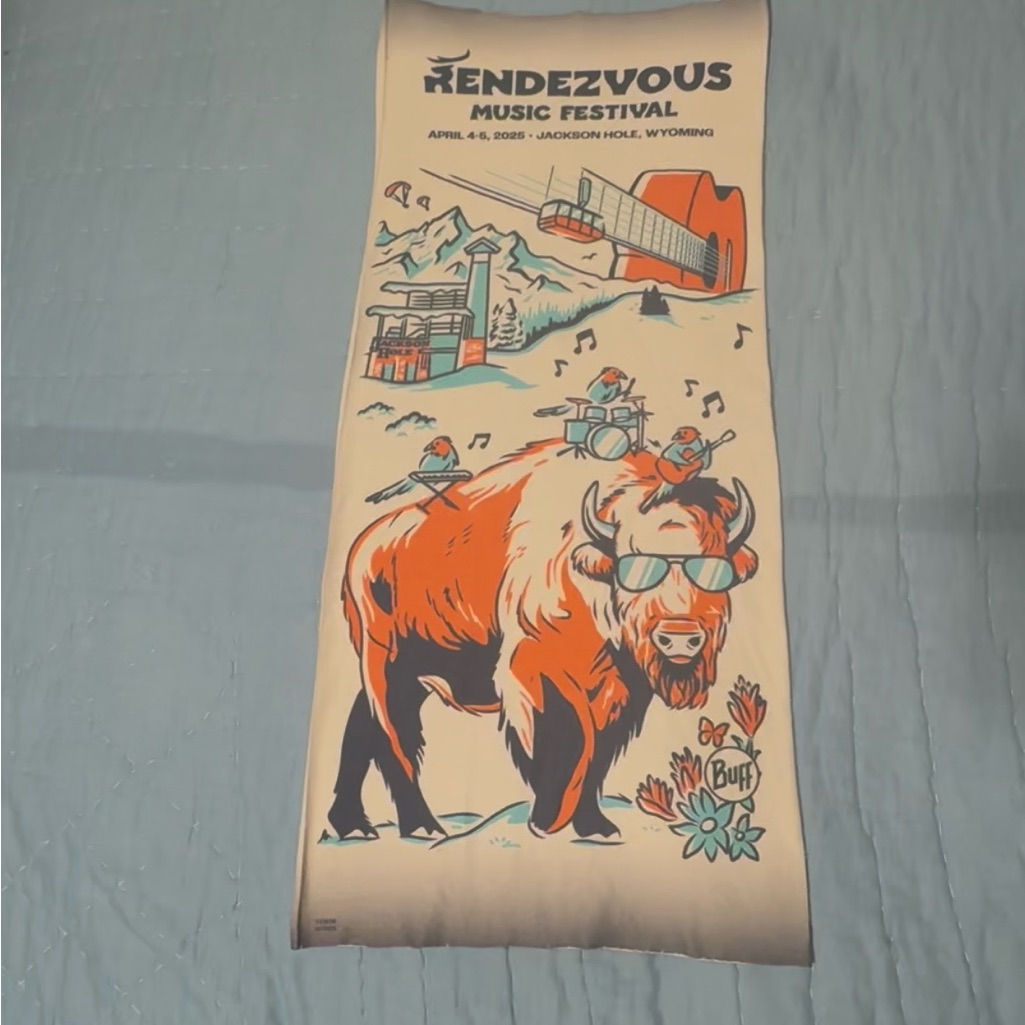 Rendezvous Music Festival Face CoverGator Os Nwot